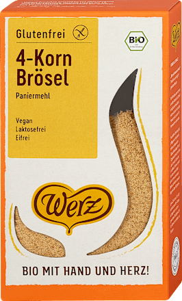 Paniermehl Bio 4-Korn-Brösel glutenfrei Werz