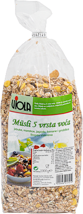 Musli - 5 vrsta voća VIOLA