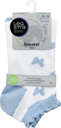 ponožky Trend motýlci/modrá, velikost 35-38 Legstra