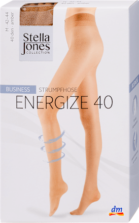 Business hulahopke Energize, 40 DEN, veličina M 42 – 44 – Amber  Stella Jones