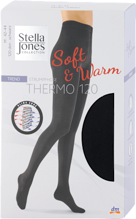 Termo hlačne nogavice Thermo 120 DEN, 42-44, črne Stella Jones