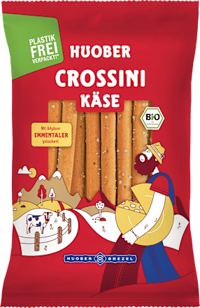 Knabbergebäck Crossini Käse Huober