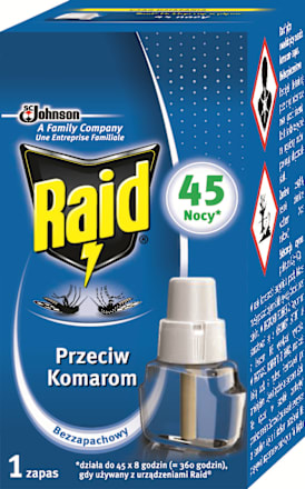 Zapas - płyn do urządzenia elektrycznego 45 nocy Raid