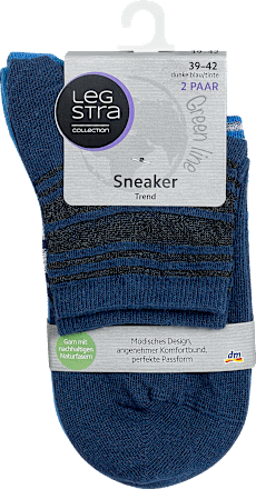 Șosete scurte sport albastre mărimea 39-42 Legstra