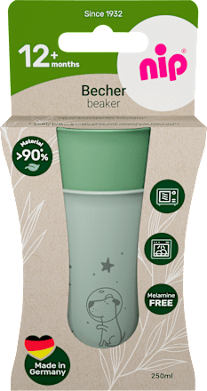 Trinkbecher grün, ab 12. Monat, 250 ml Nip
