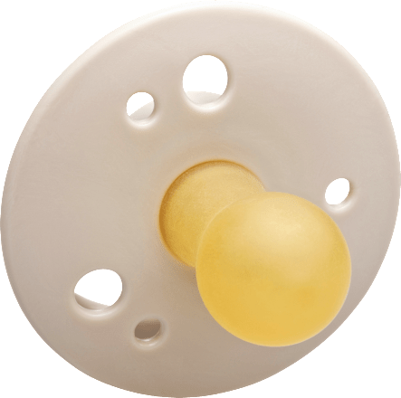 Schnuller Cherry Green Latex, beige/dunkelgrün, Gr.2, ab 6 Monate Nip