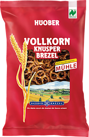 Snack, Weizen Vollkorn Knusper-Brezel Huober