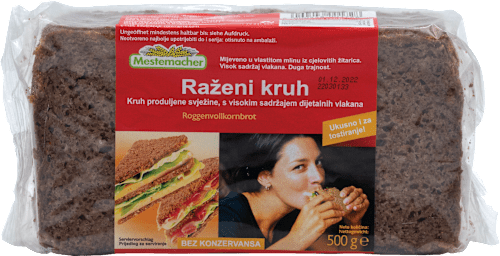 Raženi hljeb - cjelovito zrno  Mestemacher