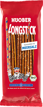 Knabbergebäck Bio Salzstangen Longsticks mit Meersalz Huober