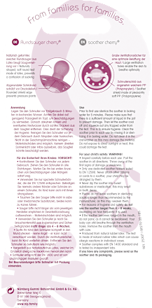 Schnuller Cherry Latex, lachs/pink, Gr.1, 0-6 Monate Nip