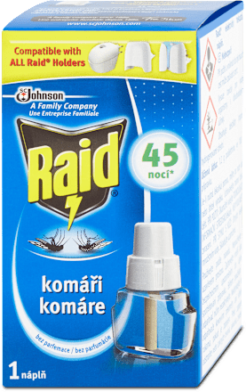 Elektrická tekutá náplň Komáre Raid