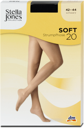 Soft hulahopke, 20 DEN, veličina 42 – 44 – Crna  Stella Jones