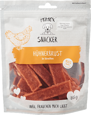 Hundeleckerli Hühnerbrust in Streifen Primox