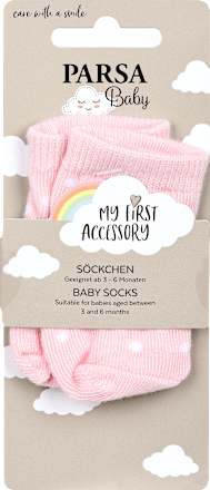 ponožky pro miminka růžové 1 pár PARSA BEAUTY Baby