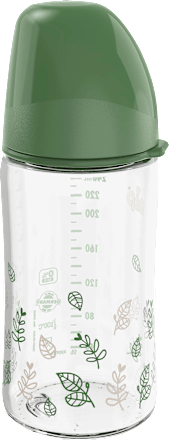 Babyflasche aus Glas cherry green, grün, von Geburt an, 240ml Nip