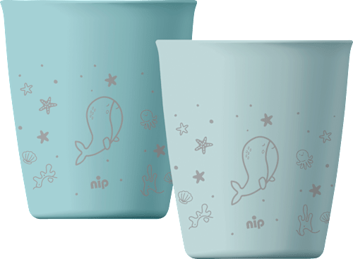 Trinkbecher blau, ab 12. Monat, 250 ml Nip