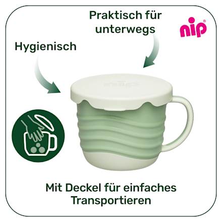 Snackbox 2in1 grün Nip