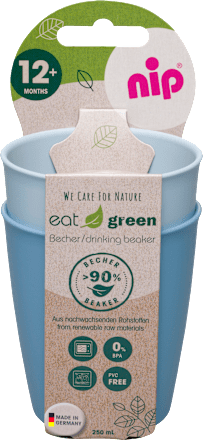 Becher eat green blau  Nip