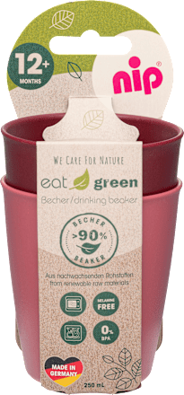 Trinkbecher eat green rot Nip