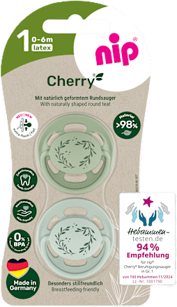 Cherry dude varalice – zelene, 0 – 6 mj nip