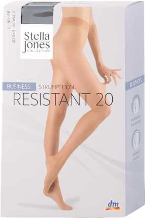 Pančuchové nohavice Resistant 20, 46-48, L, čierne Stella Jones