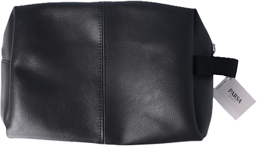 Beauty case nero in ecopelle PARSA BEAUTY