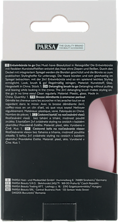 Четка за лесно разресване с огледало PARSA BEAUTY