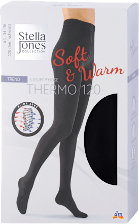 Termo hlačne nogavice Thermo 120 DEN, 34-36, črne Stella Jones