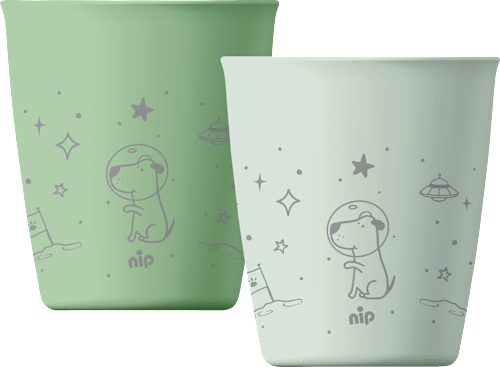 Trinkbecher grün, ab 12. Monat, 250 ml Nip