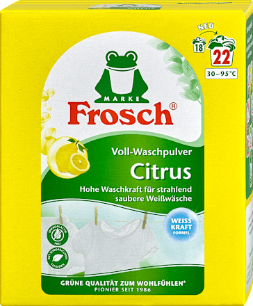 Citrus Voll-Waschpulver Frosch