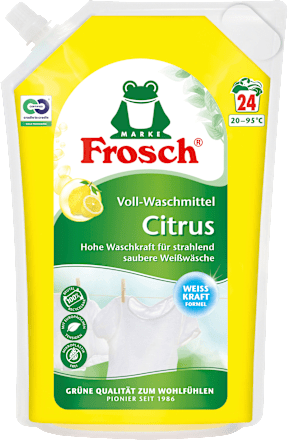 Vollwaschmittel flüssig Citrus Frosch