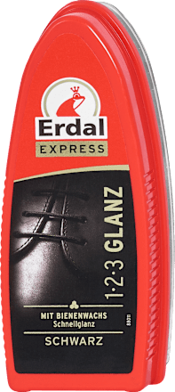 Schuhcreme Express 1-2-3 Glanz Schwarz Erdal