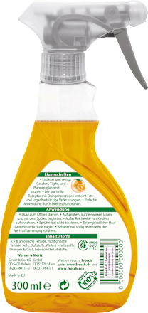 Spül-Spray Orange  Frosch