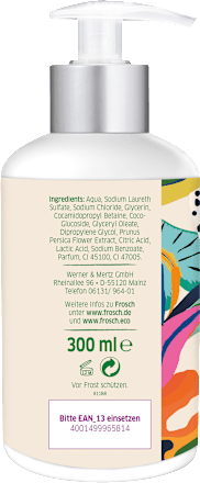 Flüssigseife sensitiv, reine Pflege Sommer-Edition Frosch