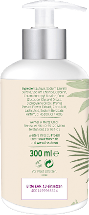 Flüssigseife sensitiv, reine Pflege Sommer-Edition Frosch