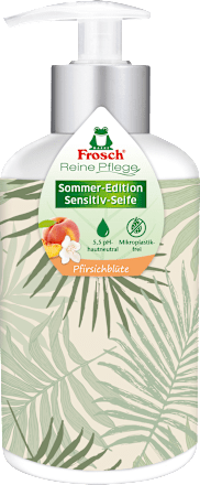 Flüssigseife sensitiv, reine Pflege Sommer-Edition Frosch