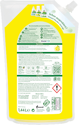 Vollwaschmittel flüssig Citrus Frosch