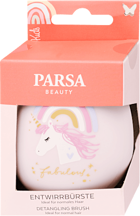 Kis hajbontó kefe, egyszarvú mintával PARSA BEAUTY