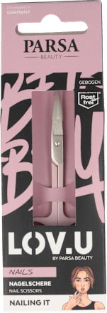 LOV.U forfecuță unghii roz PARSA BEAUTY