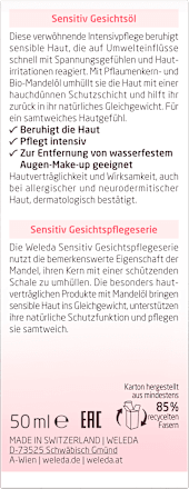 Gesichtsöl Mandel Sensitive WELEDA