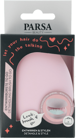 Четка за лесно разресване с огледало PARSA BEAUTY