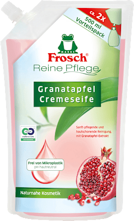 Cremeseife Granatapfel Nachfüllpack Frosch