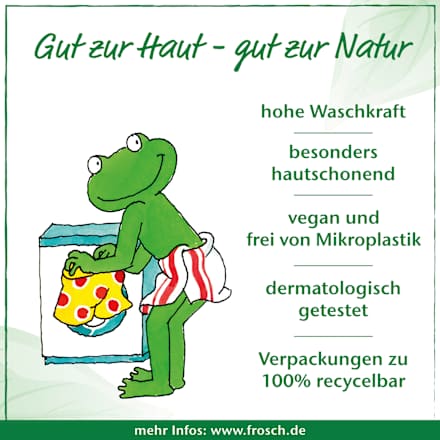Colorwaschmittel Pulver Granatapfel Frosch