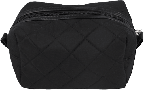 Beauty case nero trapuntato PARSA BEAUTY