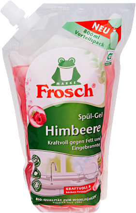 Kézi mosogatószer utántöltő málna  Frosch