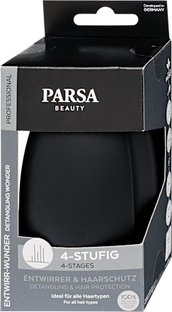 Fekete hajbontókefe, nejlontüskékkel PARSA BEAUTY