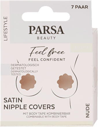 Szatén mellbimbótakaró virág, testszín PARSA BEAUTY