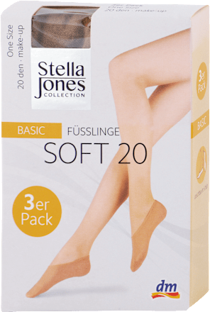 Pančuchové ťapky Soft 20, one size, make-up Stella Jones