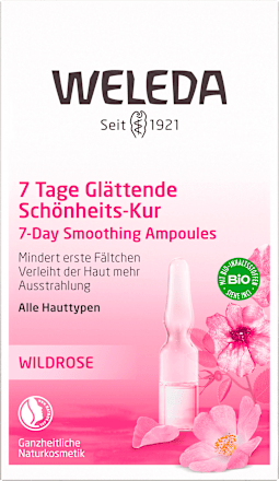 Ampullen Wildrose 7 Tage Glättende Schönheitskur WELEDA