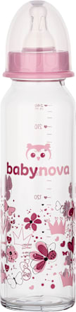 Biberon din sticlă 0-24 luni Baby-Nova